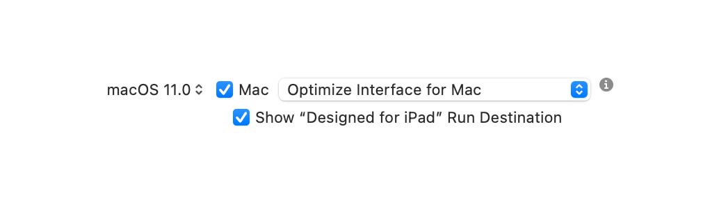 "Optimize Interface for Mac checkbox"