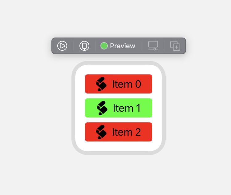 Screenshot of ObjC-backed widget running in Xcode Preview Pane https://hccdata.s3.us-east-1.amazonaws.com/gh_objc_widget.jpg "Screenshot of ObjC-backed widget running in Xcode Preview Pane"
